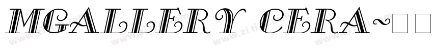 MGallery Cera字体转换